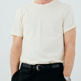 Merz b. Schwanen | 215 | Classic Crew Neck T-Shirt | Natur
