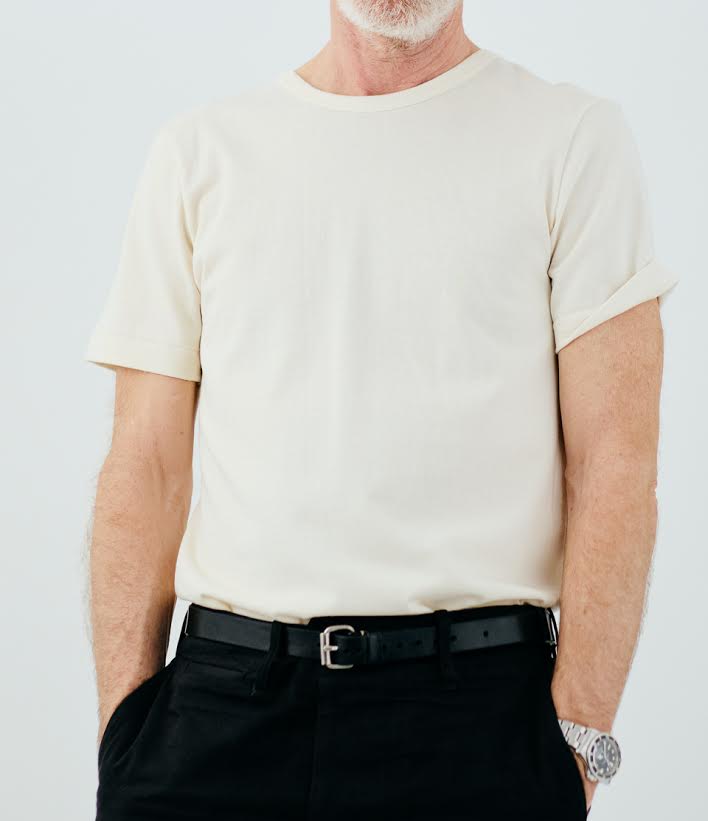 Merz b. Schwanen | 215 | Classic Crew Neck T-Shirt | Natur