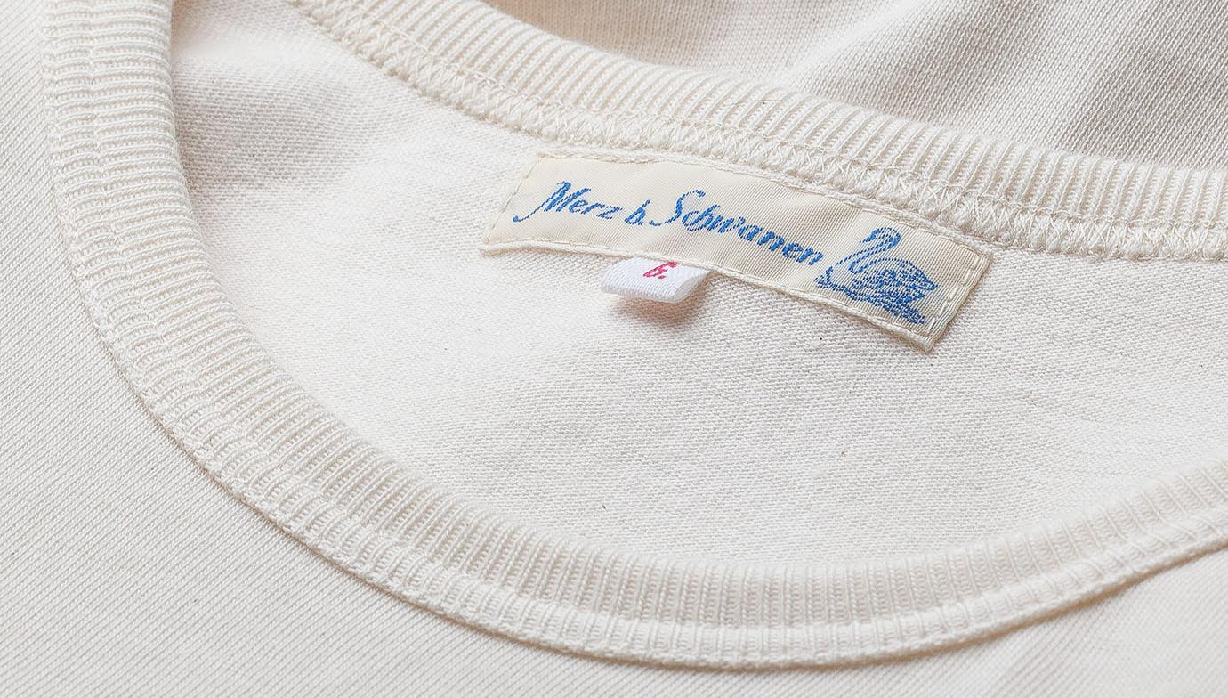 Merz b. Schwanen | 215 | Classic Crew Neck T-Shirt | Natur