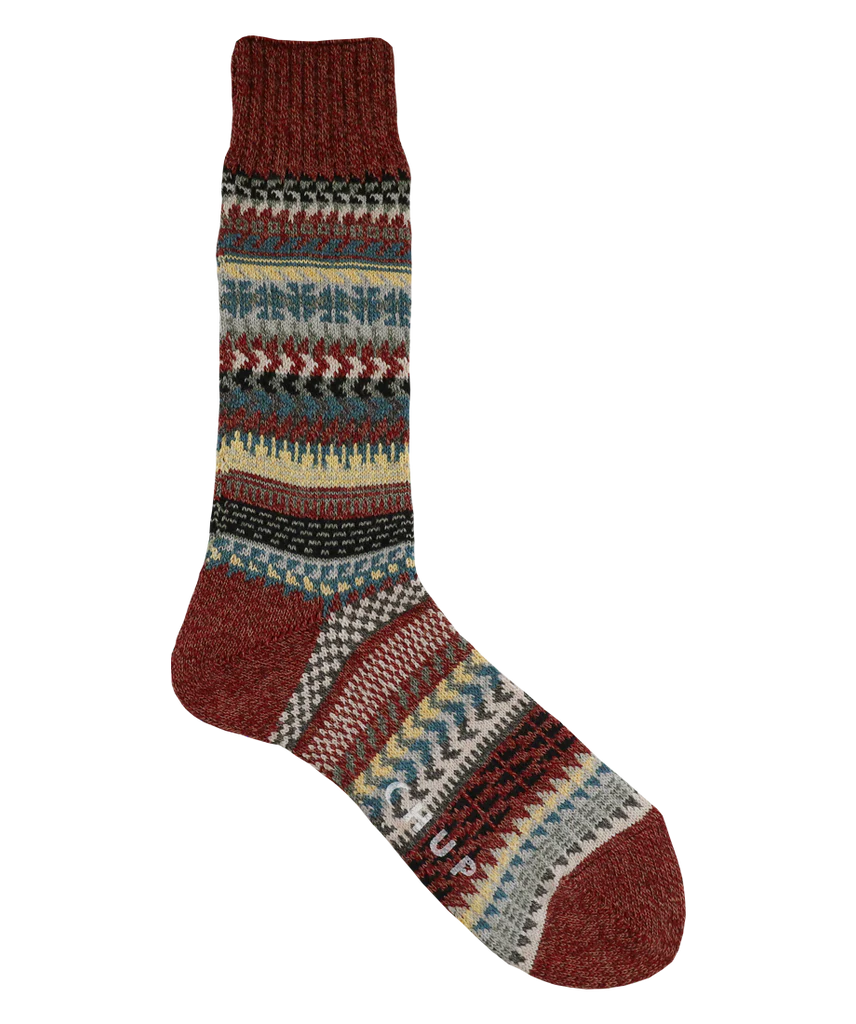 CHUP SOCKS | DRY VALLEY | Cotton | Brick