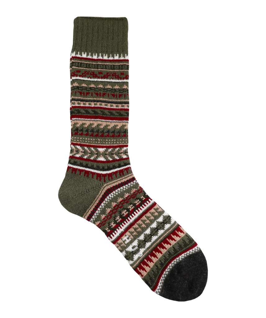 CHUP SOCKS | SONORA EARTH | Wool | Olive