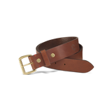 Croots | VL09 | VINTAGE LEATHER ROVER BELT | Port | brass buckle