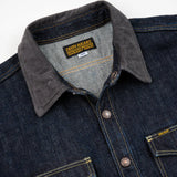 Iron Heart | IHSH-427-IND | 16oz Selvedge Denim CPO Shirt | Indigo
