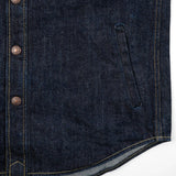 Iron Heart | IHSH-427-IND | 16oz Selvedge Denim CPO Shirt | Indigo