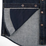 Iron Heart | IHSH-427-IND | 16oz Selvedge Denim CPO Shirt | Indigo