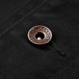Iron Heart | IHJ-148-BLK | 10oz Kurashikizome® Organic Cotton Duck Chore Jacket | Black
