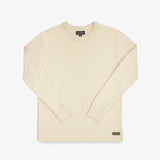 Iron Heart | IHTL-1501 | 11oz Cotton Knit Long Sleeved Crew Neck Sweater | Cream