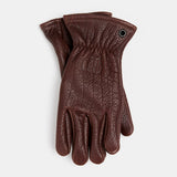 Crud | Gjöra Bison leather gloves | brown