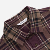 3sixteen | Utility Flannel | Burgundy Oak Plaid