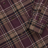 3sixteen | Utility Flannel | Burgundy Oak Plaid