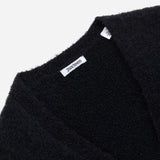 3sixteen | V-Neck Cardigan Boucle Alpaca | Black