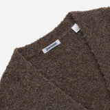 3sixteen | V-Neck Cardigan Boucle Alpaca | Earth