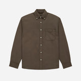 3sixteen | Big Oxford Shirt | Espresso Hemp