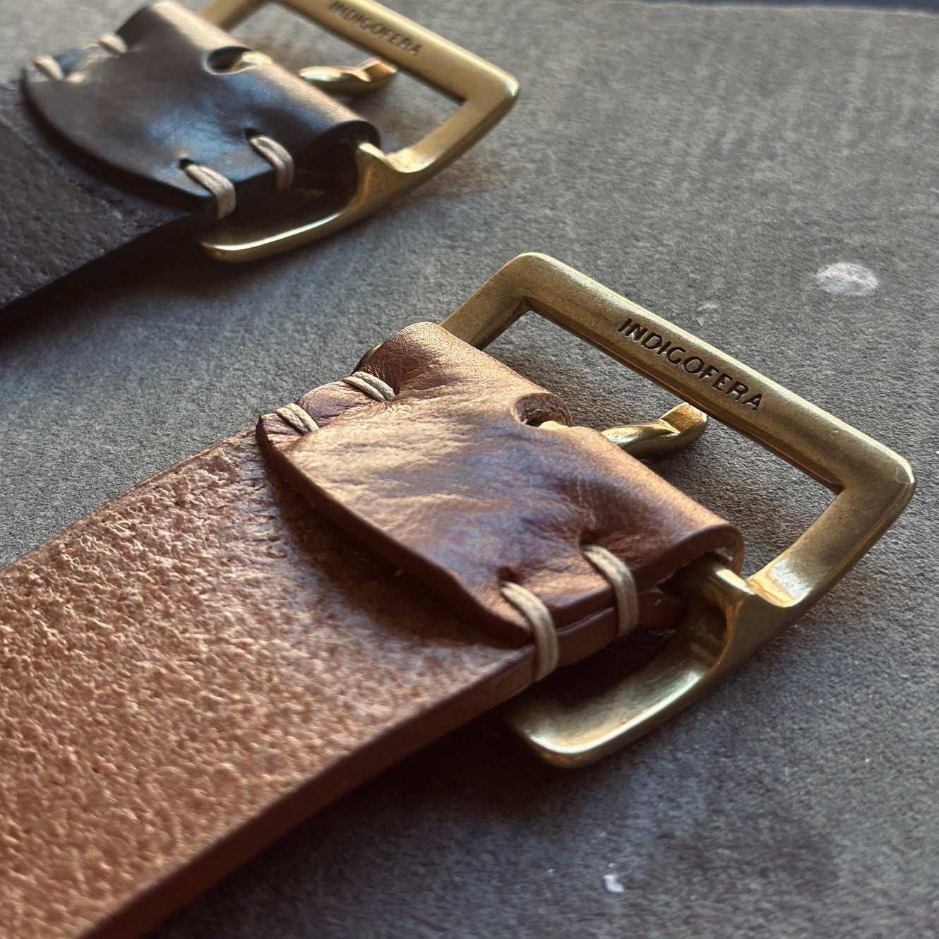 Indigofera | Levon Belt | black/brown