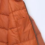 Crescent Down Works | Hooded Down Sweatshirt | Recycled Ripstop | orange