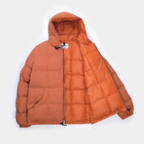 Crescent Down Works | Hooded Down Sweatshirt | Recycled Ripstop | orange