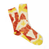 Anonymous Ism | Tie Dye Crew Socks | Orange | One Size