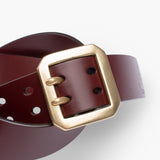 Obbi Good Label |  OGL-BELT-FULL-DPGAR-TAN | Double Prong Garrison Buckle Leather Belt | Tan