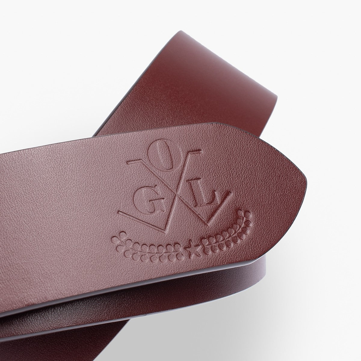 Obbi Good Label | OGL-BELT-FULL-DPGAR-TAN | Double Prong Garrison Buckle Leather Belt | Tan
