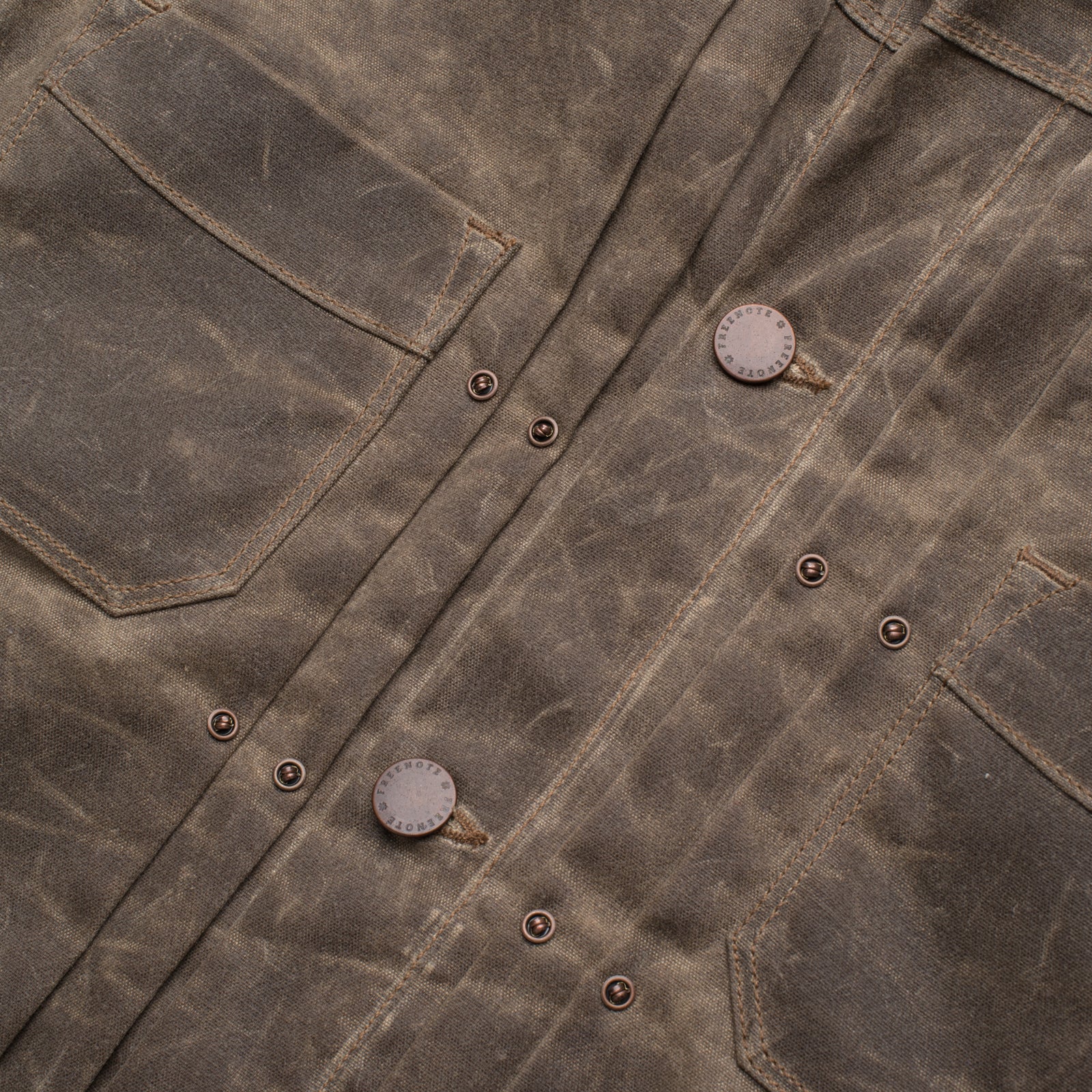 Freenote | RJ-1 | Riders jacket waxed canvas | oak