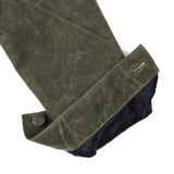 Freenote | RJ-1 Olive | Riders jacket | Waxed canvas | blue lining | Olive