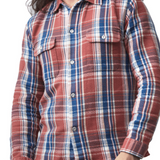 Indigofera | Webster | Cotton Flannel | Blue / White / Pink