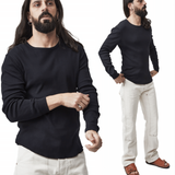 Indigofera | Clyde | Long sleeve | Cotton Rib | black