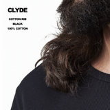 Indigofera | Clyde | Long sleeve | Cotton Rib | black