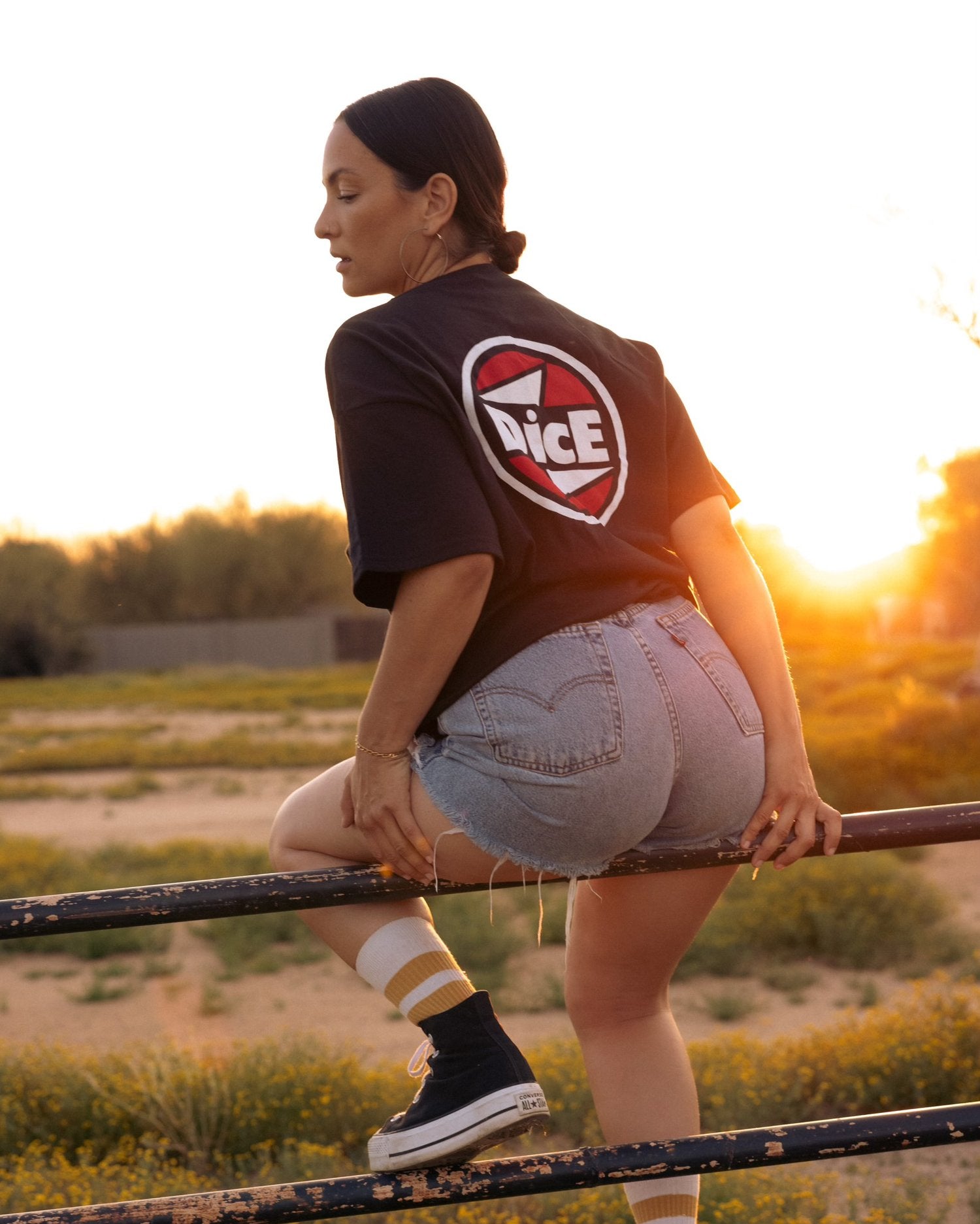 Dice Magazine | black logo tee