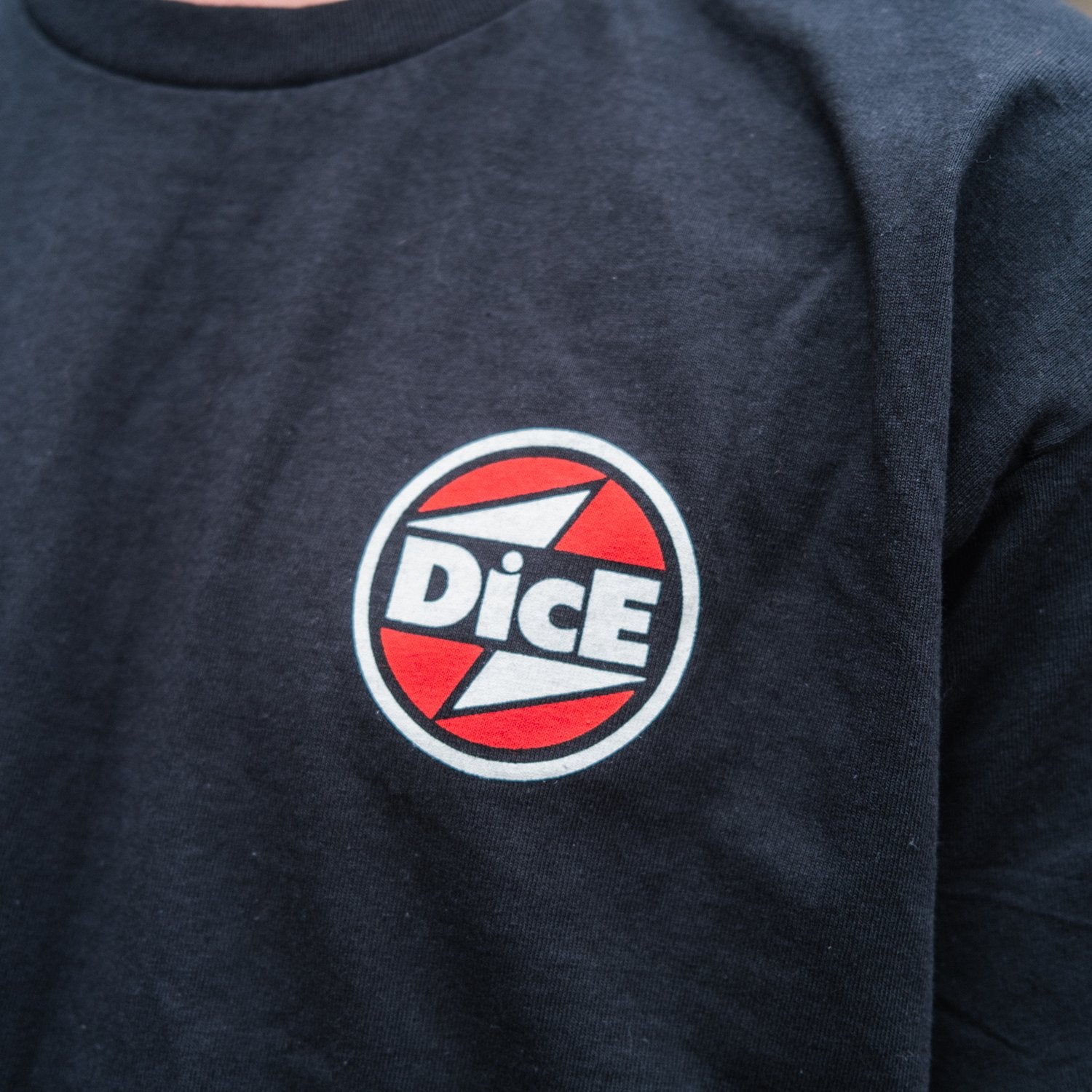 Dice Magazine | black logo tee