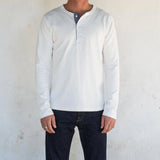 Freenote | 13 ounce henley l/s | White