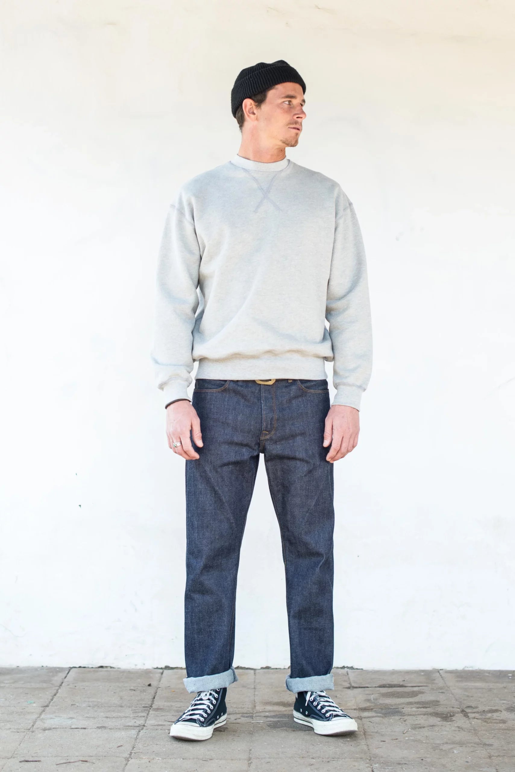 Freenote | deck sweatshirt | heather grey