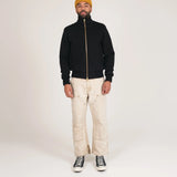 Dehen | Full-Throttle Moto-Sweater | Black
