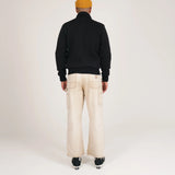Dehen | Full-Throttle Moto-Sweater | Black