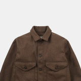 Dehen 1920 | Skyline Overshirt | Medium Brown Mix