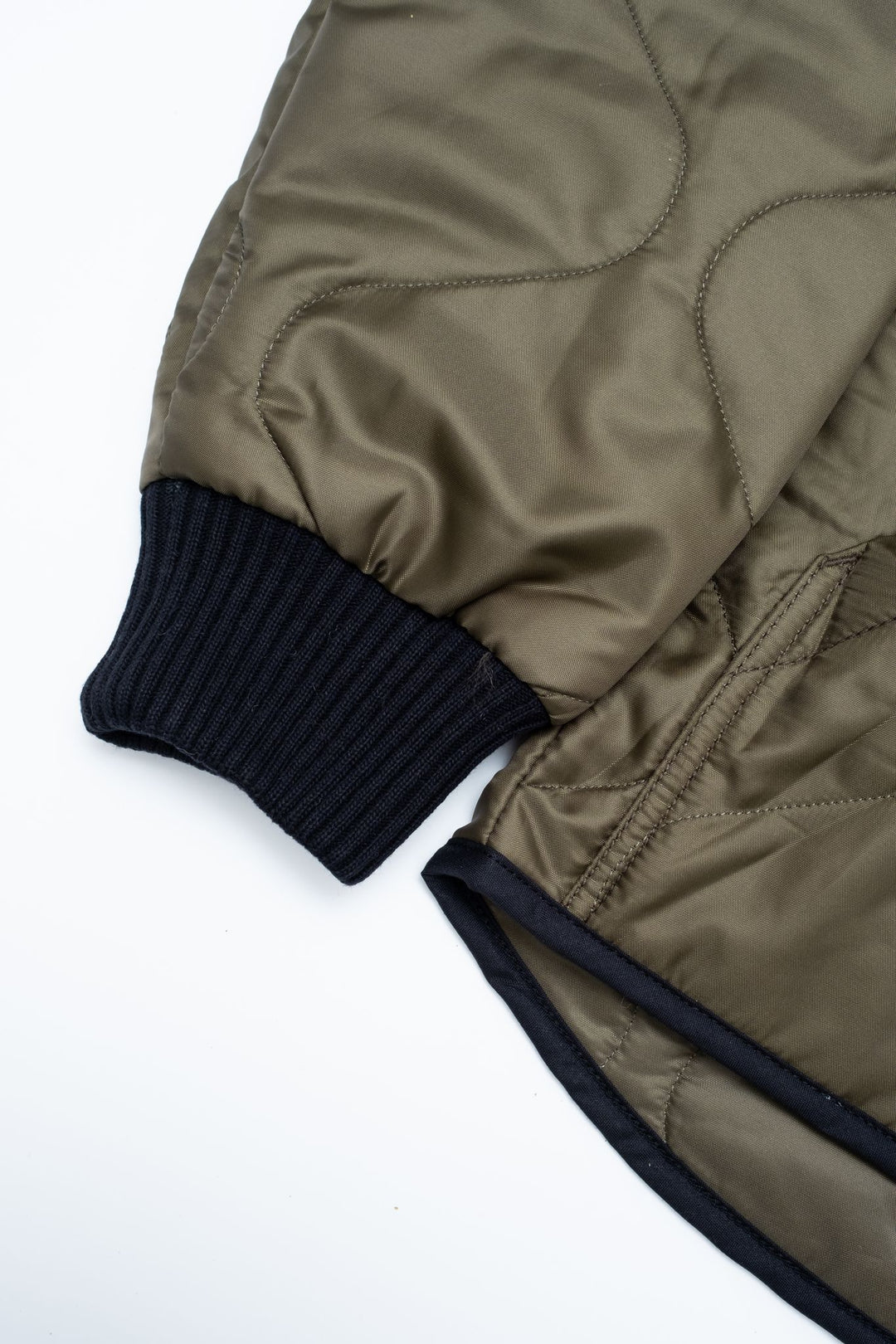 Eat Dust | Type 2 Frostbite | Quilted Nylon Jacket | Khaki