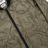Eat Dust | Type 2 Frostbite | Quilted Nylon Jacket | Khaki