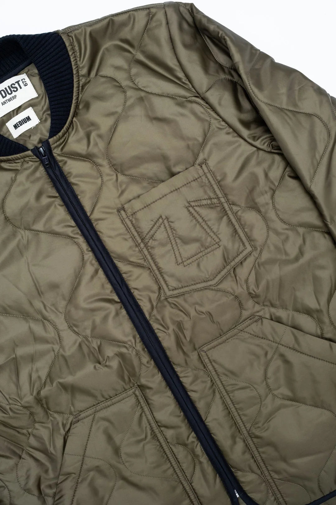 Eat Dust | Type 2 Frostbite | Quilted Nylon Jacket | Khaki