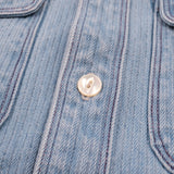 Freenote | Rancho Shirt | bleach indigo cord