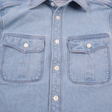 Freenote | Rancho Shirt | bleach indigo cord