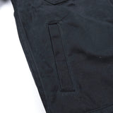 Freenote | RJ-1 Black | Riders jacket | Waxed canvas | olive / black Lining | Black