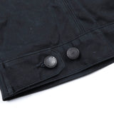 Freenote | RJ-1 Black | Riders jacket | Waxed canvas | olive / black Lining | Black