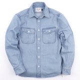 Freenote | Rancho Shirt | bleach indigo cord