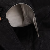 Iron Heart | IH-634S-142bb | 14oz Selvedge Denim Straight Cut Jeans | Black/Black