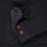 Iron Heart | IHJ-144-BLK | 12oz Kurashikizome® Twill Work Jacket | Black