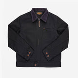 Iron Heart | IHJ-144-BLK | 12oz Kurashikizome® Twill Work Jacket | Black