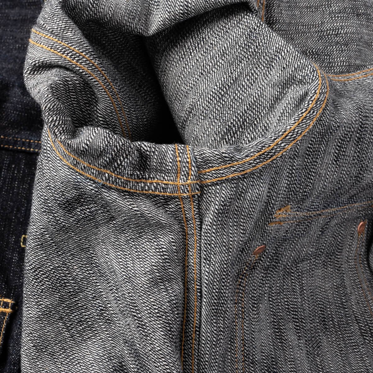 Iron Heart | IHJ-507-SLB | 16oz Slubby Selvedge Denim Type II Jacket | Indigo