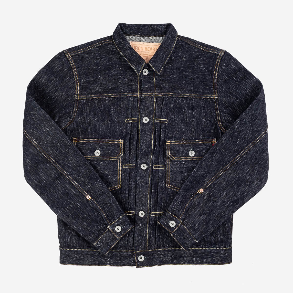 Iron Heart | IHJ-507-SLB | 16oz Slubby Selvedge Denim Type II Jacket | Indigo