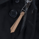 Iron Heart | IHM-39-BLK | Military Serge A2 Deck Jacket | Black