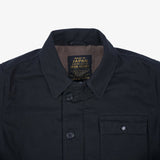 Iron Heart | IHM-39-BLK | Military Serge A2 Deck Jacket | Black